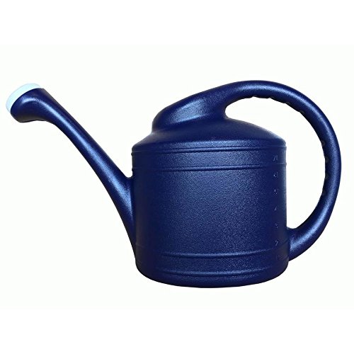allen + roth 2-Gallon Watering Can 2-Gallon Navy Blue Plastic Clas...