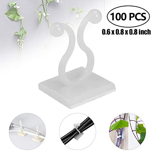 Plant Climbing Wall Fixture Clips Plant Fixer Self-Adhesive Hook P...