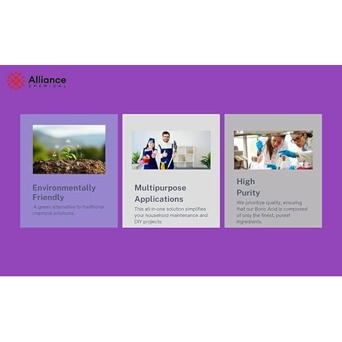 Pure Boric Acid Powder 99% - 2LB Can - Uses: Home and Garden, Swim...