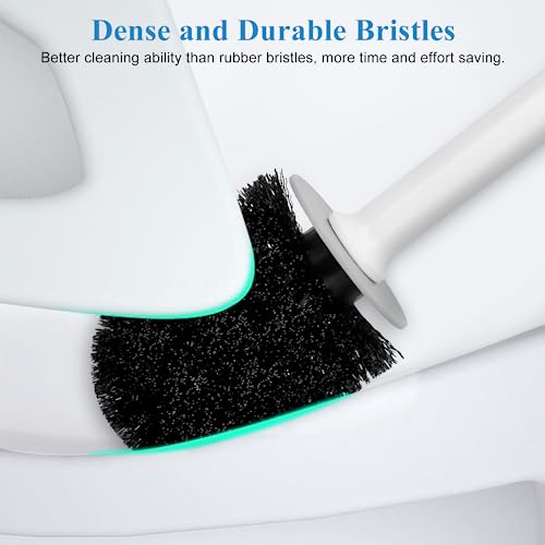 Toilet Brush and Holder, 2 Pack Toilet Bowl Brush and Holder with ...