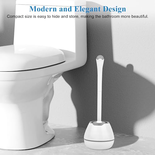 Toilet Brush and Holder, 2 Pack Toilet Bowl Brush and Holder with ...