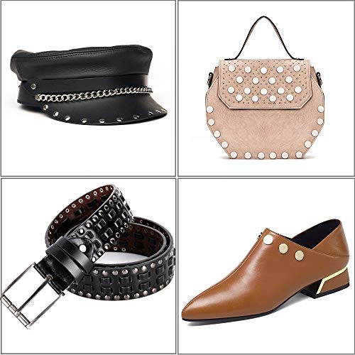 240 Sets Leather Rivets, Alritz Double Cap Rivet Tubular 4 Colors ...