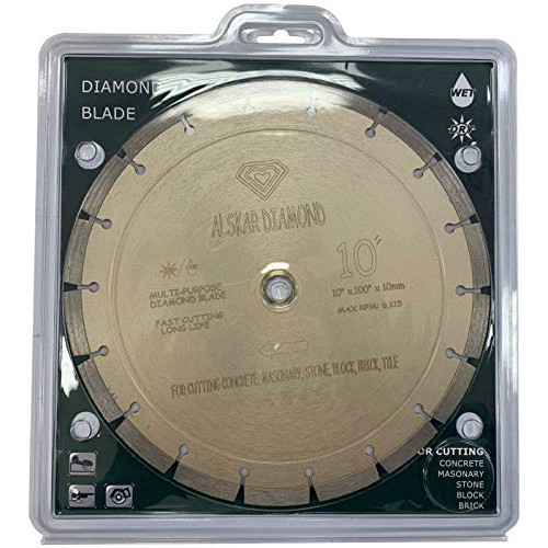 ALSKAR DIAMOND USA ADLSS 10 inch Dry or Wet Cutting General Purpos...