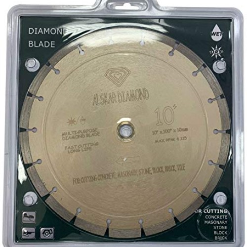 ALSKAR DIAMOND USA ADLSS 10 inch Dry or Wet Cutting General Purpos...