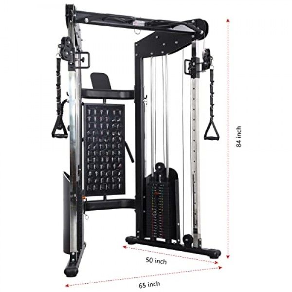 ALTAS Strength 3073 Function Home Gym Machine Pulley System Traine...