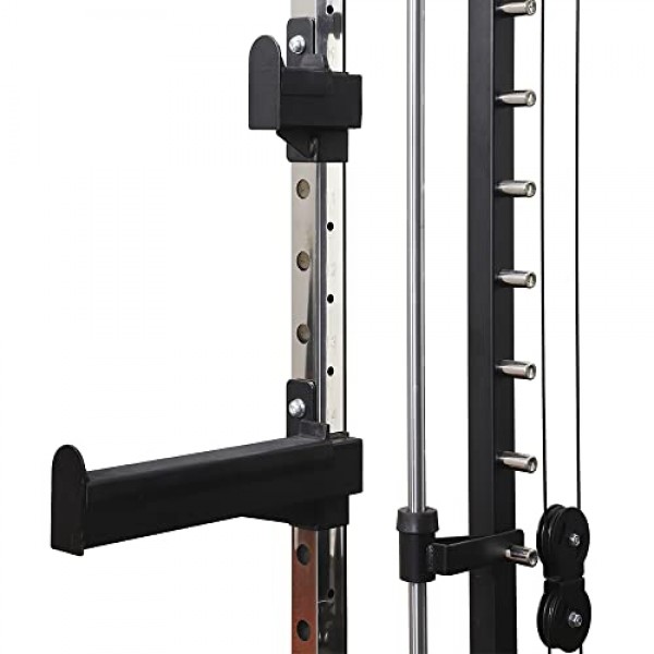 Altas Strength Light Commercial Home Gym Smith Machine with Pulley...