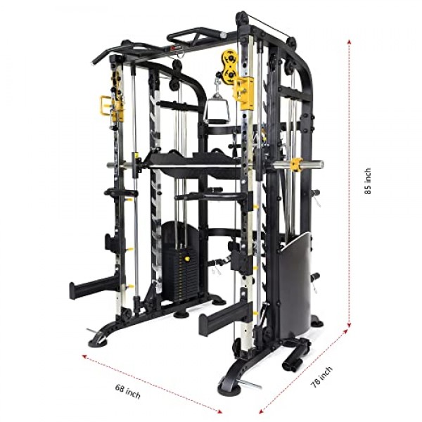 Altas Strength Smith Machine Light Commercial Home Gym Total Body ...