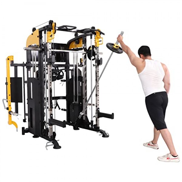 Altas Strength Smith Machine with Lever Arms Pulley Ratio 2:1 Squa...