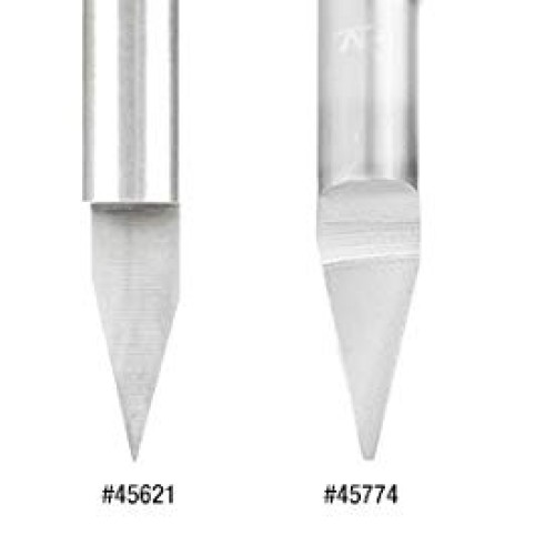 Amana Tool - 45771 Solid Carbide 30° Engraving 0.005 Tip Width x 1...