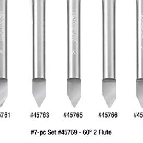 Amana Tool - 45771 Solid Carbide 30° Engraving 0.005 Tip Width x 1...