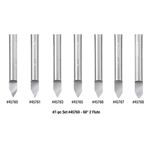 Amana Tool - 45771 Solid Carbide 30° Engraving 0.005 Tip Width x 1...