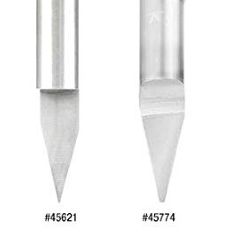 Amana Tool - 45771 Solid Carbide 30° Engraving 0.005 Tip Width x 1...