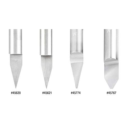 Amana Tool - 45771 Solid Carbide 30° Engraving 0.005 Tip Width x 1...