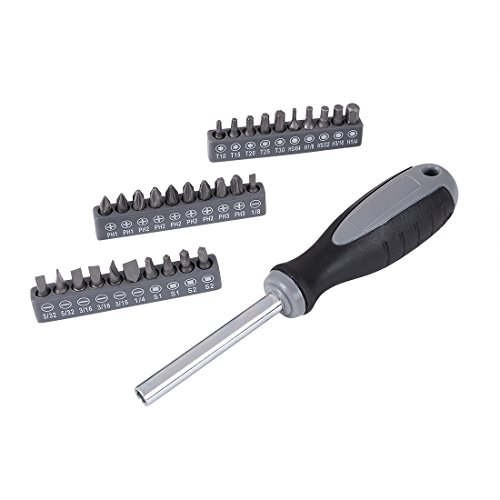 Amazon Basics 65 Piece Home Basic Repair Tool Kit Set With Bag, Si...