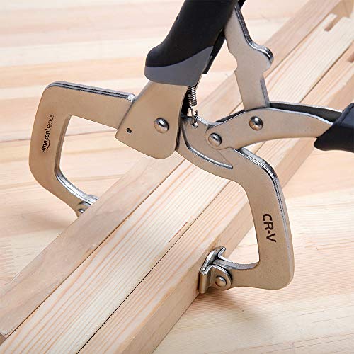 Amazon Basics Adjustable Metal Face Clamp for Woodworking, Welding...