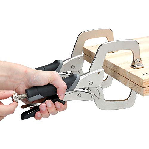 Amazon Basics Adjustable Metal Face Clamp for Woodworking, Welding...