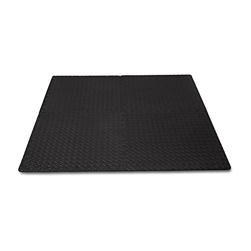 Amazon Basics Interlocking Foam Floor Mat Tiles for Home Gym Exerc...