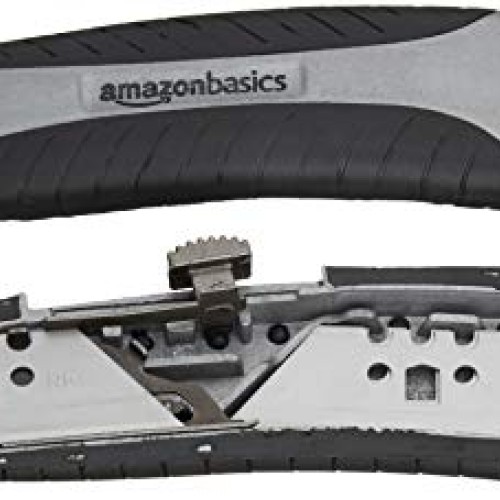 Amazon Basics Soft Grip Retractable Utility Knife with 3 Blades