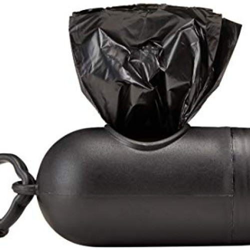 Amazon Basics Unscented Standard Dog Poop Bags with Dispenser and ...
