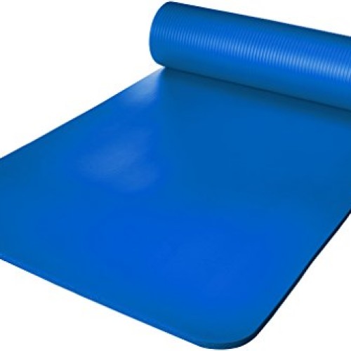 AmazonBasics Extra Thick Exercise Yoga Gym Floor Mat with Carrying...