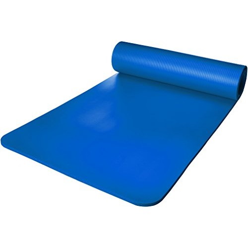AmazonBasics Extra Thick Exercise Yoga Gym Floor Mat with Carrying...