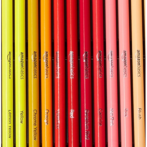 AmazonBasics Soft Core Colored Pencils - 48-Count Set