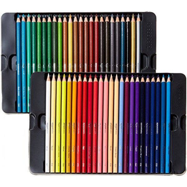 AmazonBasics Soft Core Colored Pencils - 48-Count Set