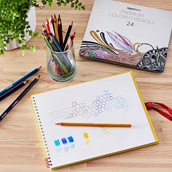 AmazonBasics Soft Core Colored Pencils - 48-Count Set