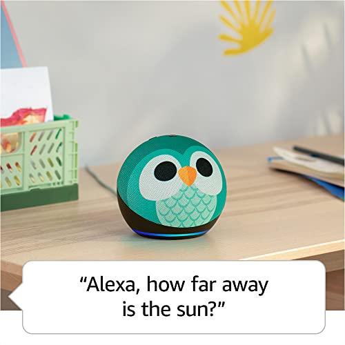 Echo Dot 5th Gen, 2022 release Kids | Designed for kids, with pa...