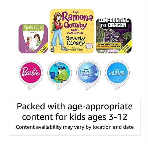 Echo Dot 5th Gen, 2022 release Kids | Designed for kids, with pa...