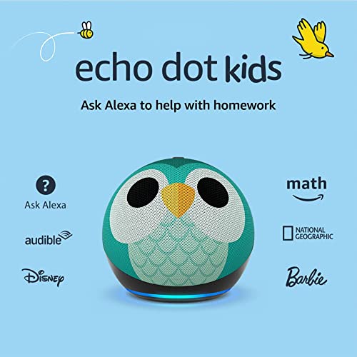 Echo Dot 5th Gen, 2022 release Kids | Designed for kids, with pa...