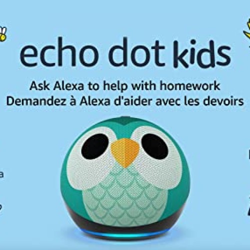 Echo Dot 5th Gen, 2022 release Kids | Designed for kids, with pa...