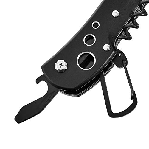 AmazonBasics 15-in-1 Multi-Tool Pocket Knife with Nylon Sheath