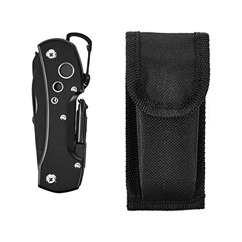 AmazonBasics 15-in-1 Multi-Tool Pocket Knife with Nylon Sheath