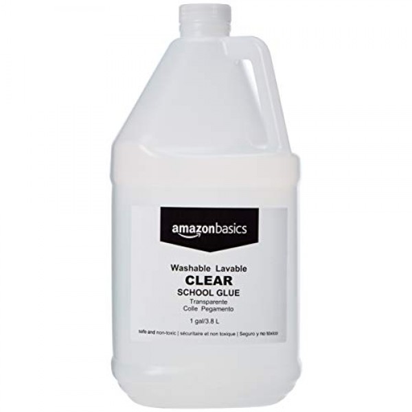 AmazonBasics All Purpose Washable School Clear Liquid Glue - Great...