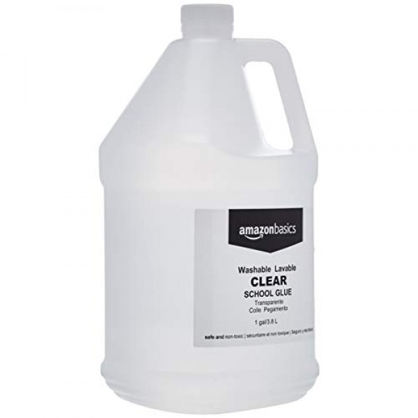 AmazonBasics All Purpose Washable School Clear Liquid Glue - Great...