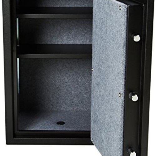 AmazonBasics Fire Resistant Box Safe, 2.1 Cubic Feet - YB-66YLA-F