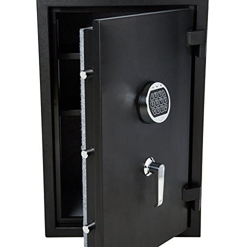 AmazonBasics Fire Resistant Box Safe, 2.1 Cubic Feet - YB-66YLA-F