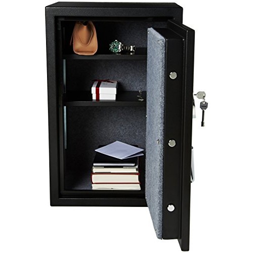 AmazonBasics Fire Resistant Box Safe, 2.1 Cubic Feet - YB-66YLA-F