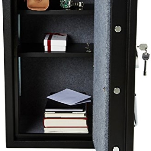 AmazonBasics Fire Resistant Box Safe, 2.1 Cubic Feet - YB-66YLA-F