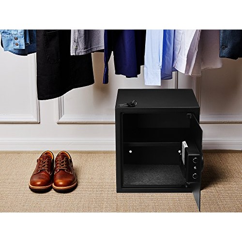 AmazonBasics Home Keypad Safe - 1.52 Cubic Feet, 13.8 x 13 x 16.5 ...