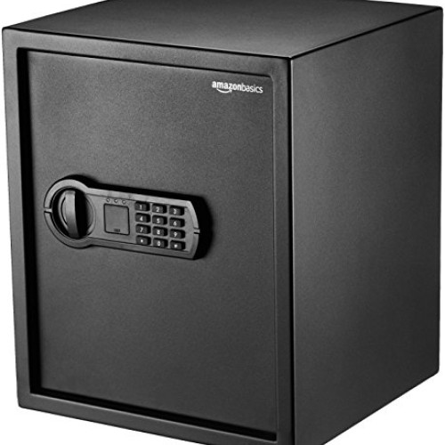 AmazonBasics Home Keypad Safe - 1.52 Cubic Feet, 13.8 x 13 x 16.5 ...
