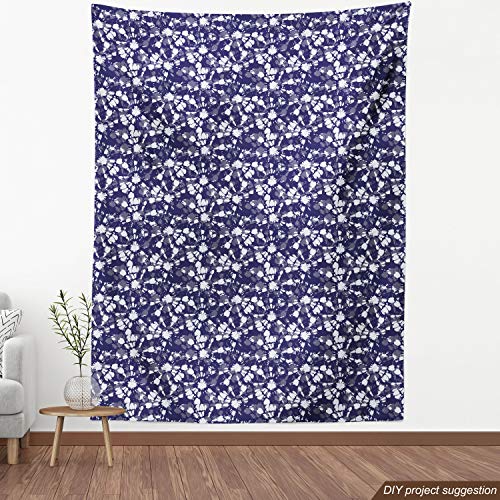 Ambesonne Abstract Fabric by The Yard, Pattern of Tie-Dye Shibori ...
