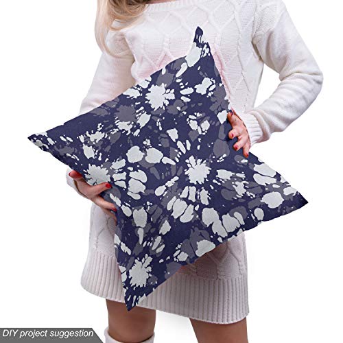 Ambesonne Abstract Fabric by The Yard, Pattern of Tie-Dye Shibori ...