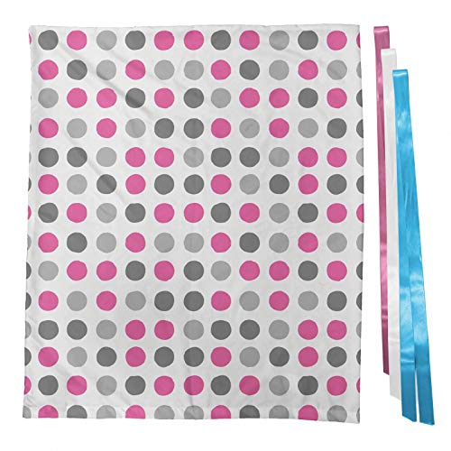 Ambesonne Geometric Fabric Gift Bag, Traditional Retro Polka Dots ...