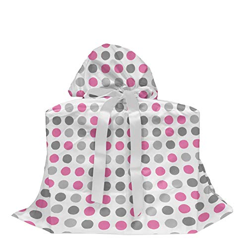 Ambesonne Geometric Fabric Gift Bag, Traditional Retro Polka Dots ...