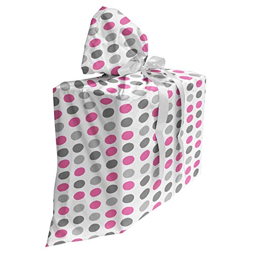 Ambesonne Geometric Fabric Gift Bag, Traditional Retro Polka Dots ...