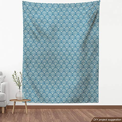 Ambesonne Victorian Fabric by The Yard, Modern Country Style Abstr...