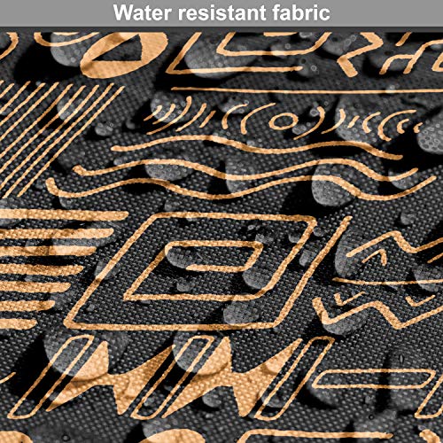 Ambesonne Vintage Tribal Fabric by The Yard, Creative Abstract Art...