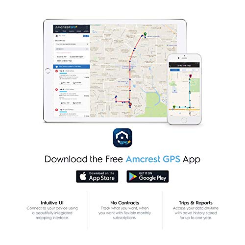 Amcrest 4G LTE GPS Tracker - Portable Mini Hidden Real-Time GPS Tr...